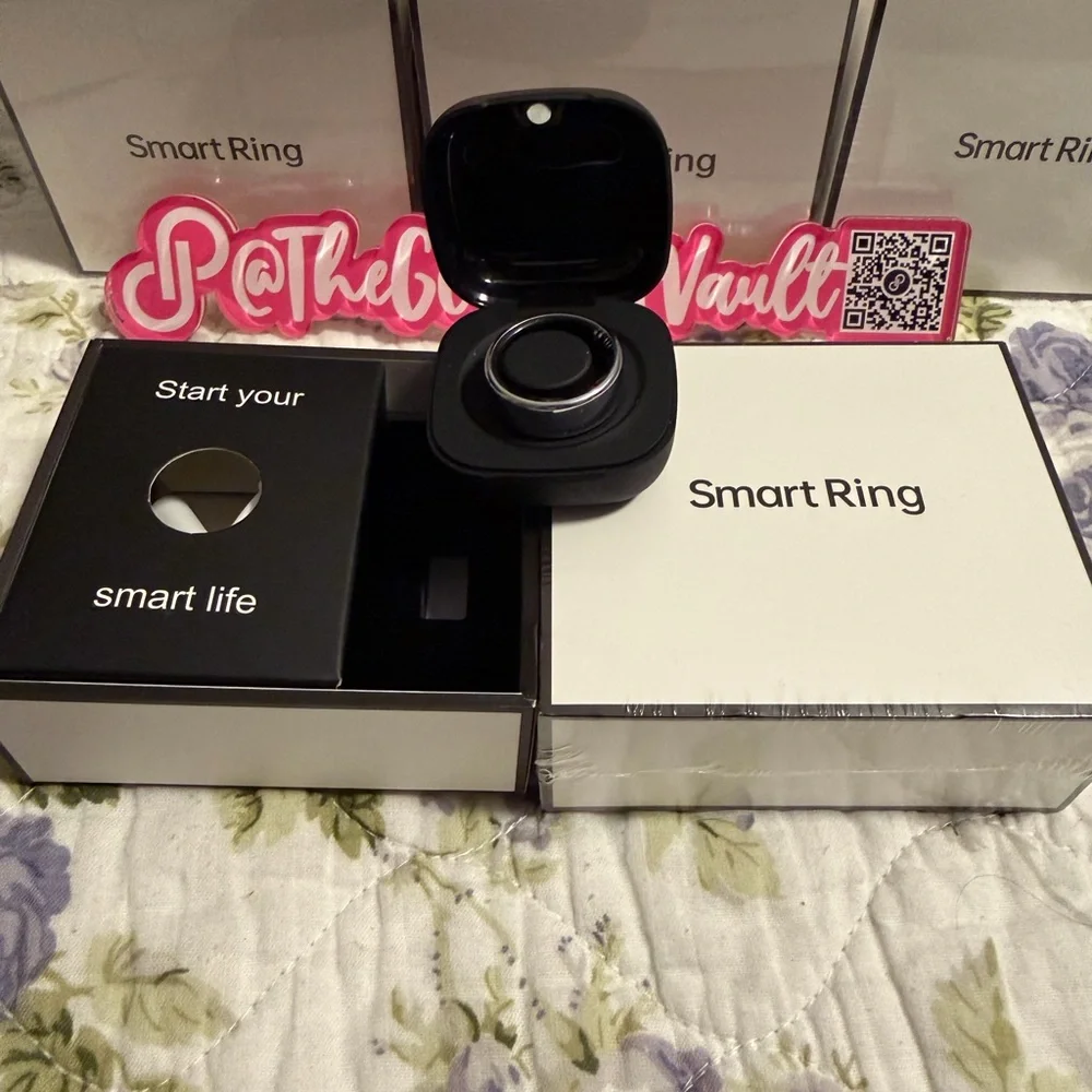 🔥SMART RING-WOW! NEW:your choice of Silver, rose gold, black.Own or gift one!
